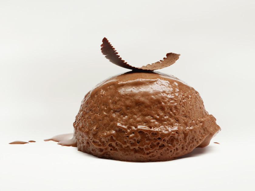 黑巧克力慕斯 與可可豆奶油餅乾